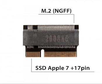 Переходник для SSD M.2 SATA для Apple MacBook Pro, iMac Mid 2012 Late 2012 Early 2013, NFHK N-2012P