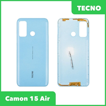 Задняя крышка для Tecno Camon 15 Air (CD6) (синий)
