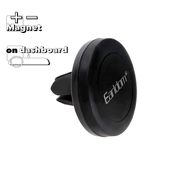 Автомобильный держатель Earldom ET-EH43 магнитный в воздуховод, черный